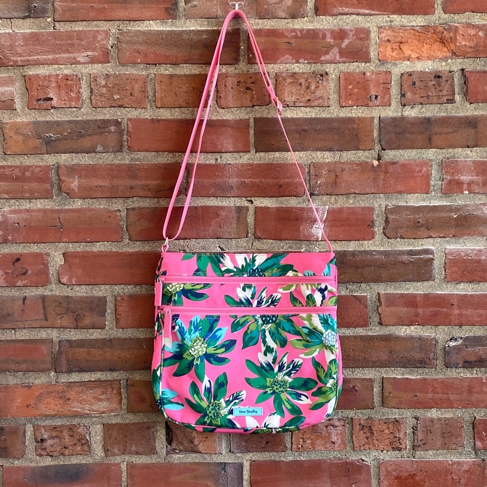 Vera Bradley Crossbody Hot Pink Floral Bag